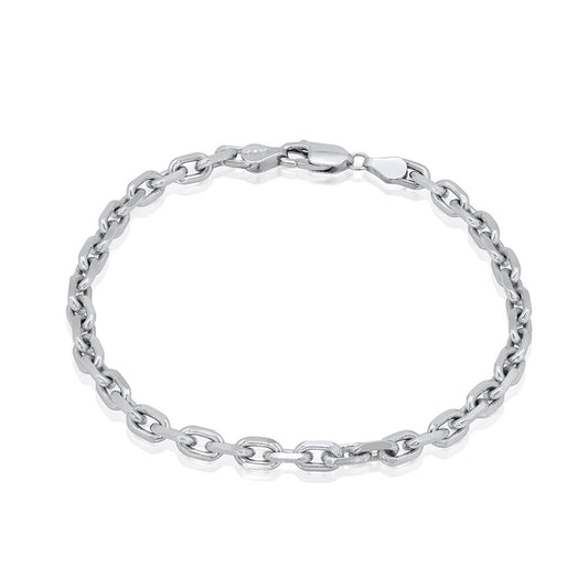 Oval link bracelet