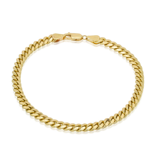 Cuban bracelet domed