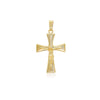 Yellow Gold Polished Crucifix
