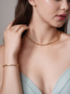 Paper clip bracelet