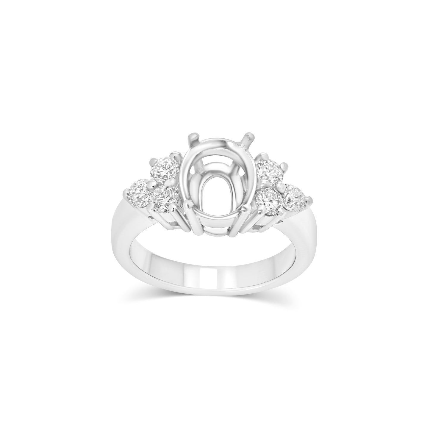 Semi mount 18k Engagement ring