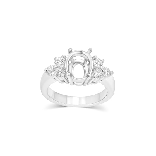 Semi mount 18k Engagement ring