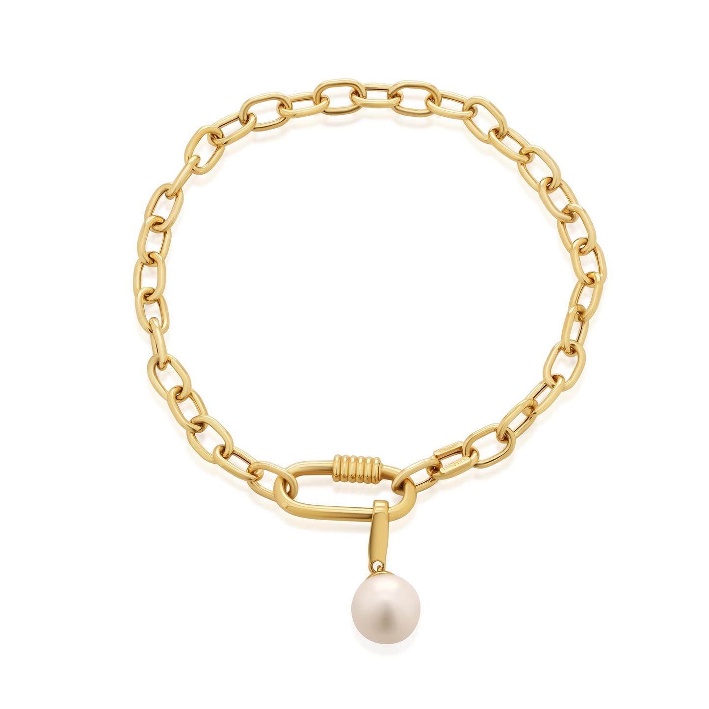 Pearl Charm Bracelet