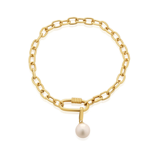 Pearl Charm Bracelet