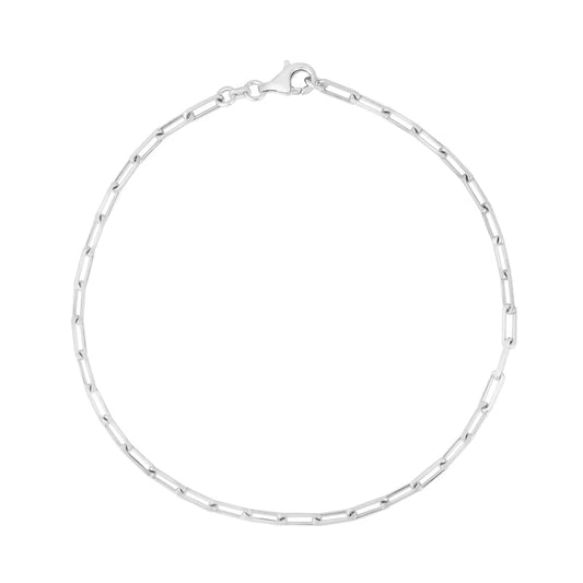 925 Sterling Silver Paperclip Chain