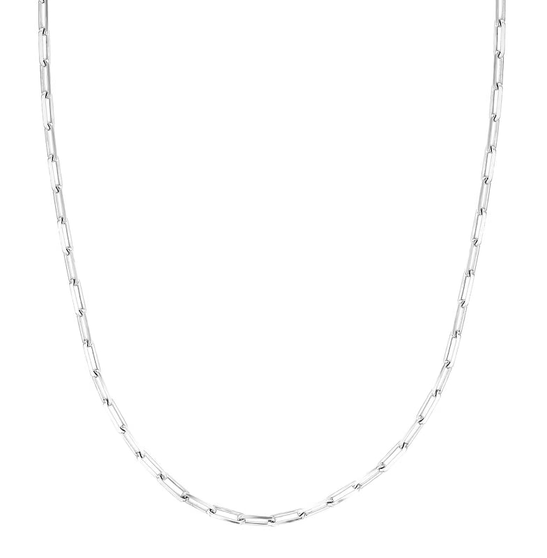 925 Sterling Silver Paperclip Chain