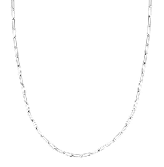 925 Sterling Silver Paperclip Chain