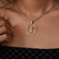 Italian Vitruvian Man pendant