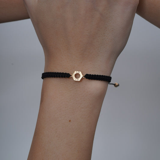 Silk bracelet LOVE Pentagon (upon availability)