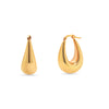 Italian Rose Gold Drop Earrings