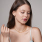 Italian 18k Paper clip bracelet