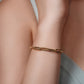 Italian 18k Paper clip bracelet