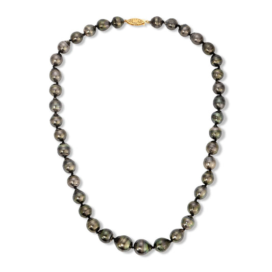 Tahitian Grey Baroque Pearl Strand