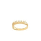14k Yellow Gold Crown Motif Ring